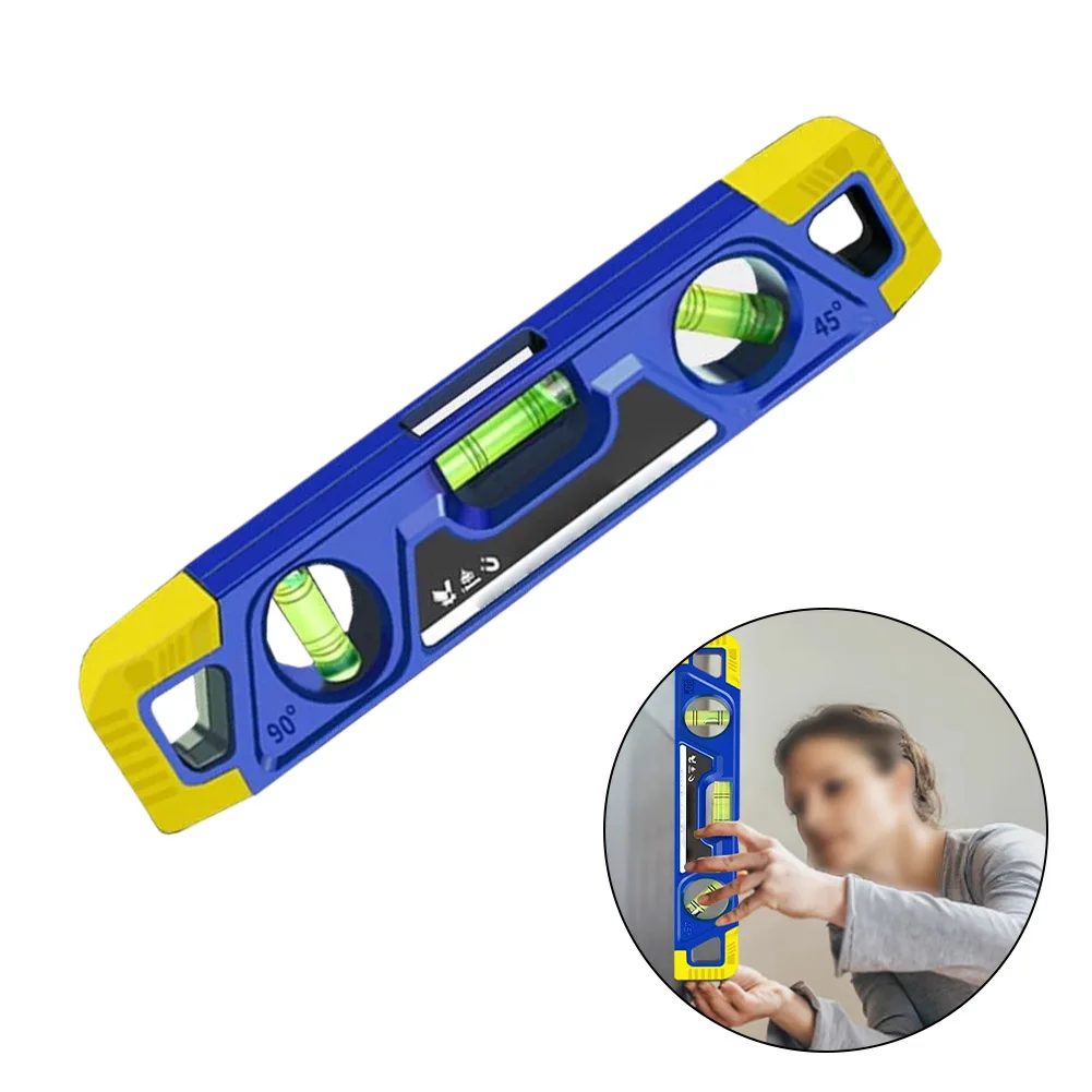 Магнитный для спиртового уровня с ударопрочными функциями. Компактный размер 23 см. Идеально подходит для проектов по обучению дома.