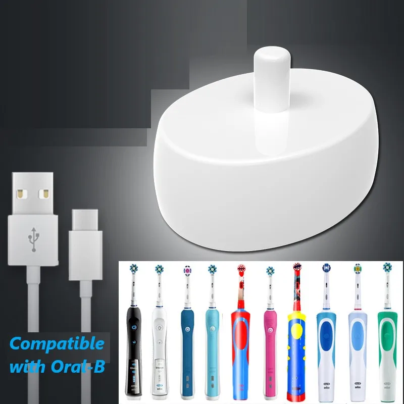 Electric Toothbrush Charger for Oral-B 3757 Charging Stand US Standard European Standard USB Induction Wireless Charging