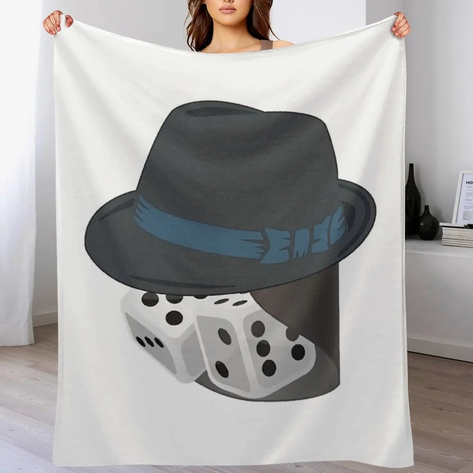 

Brian's Stupid Hat Throw Blanket Wrinkle Resistant Lightweight Blanket