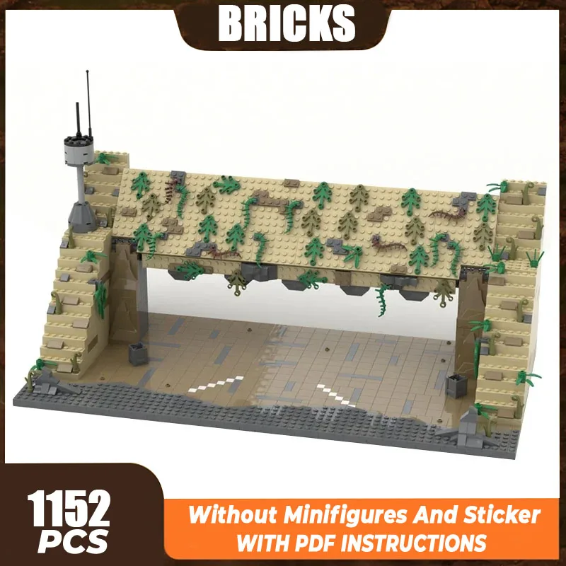 Star Movies Model Moc Building Bricks Military Hangar Entrance Technology Modular Blocks Gifts Christmas Toys DIY Sets Assembly