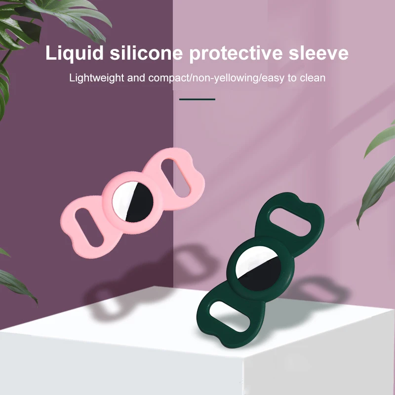 Case For Apple Airtag Silicone Case Dog Cat Collar GPS Finder Protective Case For Apple Air Tag Tracker Accessories