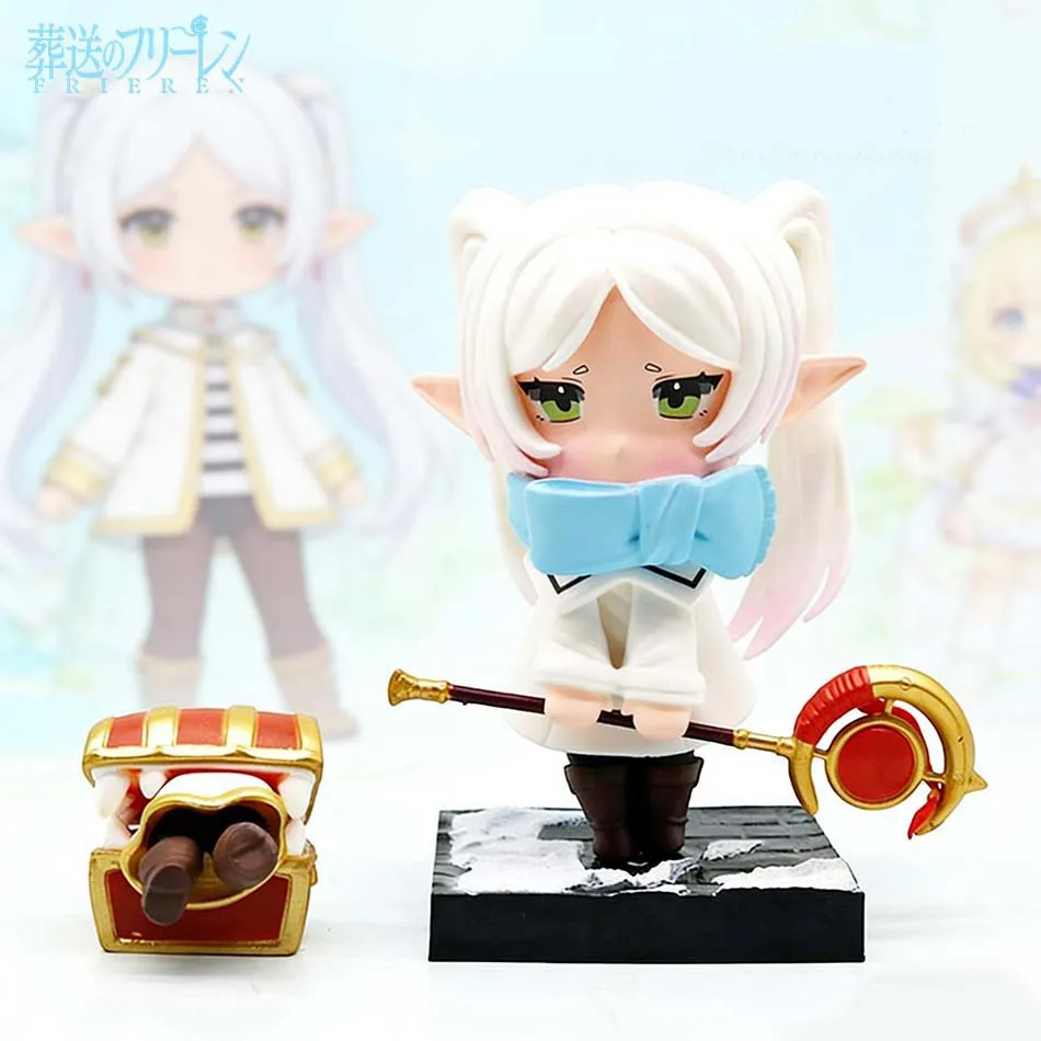 2026 Neue Anime Frieren Actionfiguren PVC-Statue Desktop-Ornament Sammlerstück Modelldekoration Zimmer-Schreibtisch-Spielzeug für Kinder