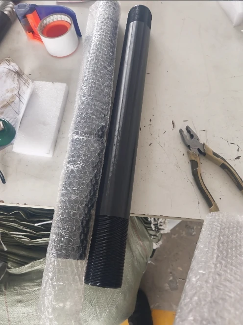 

Total length 600mm, inner aperture 52mm, threads on both ends 60MM, 100MM