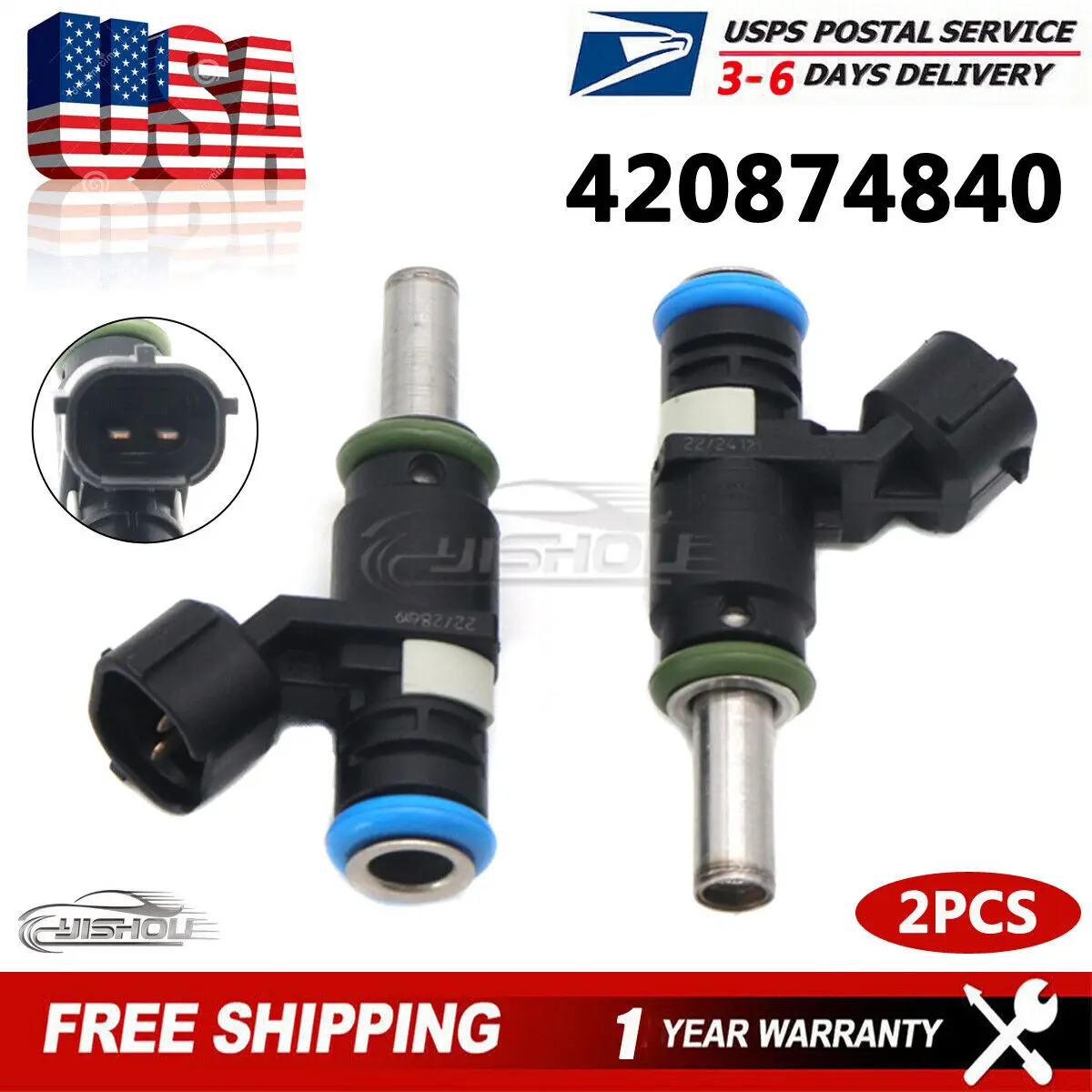 420874840 Car Fuel Injector Nozzle For Outlander Renegade Traxter CAN-AM Defender A2C95620100