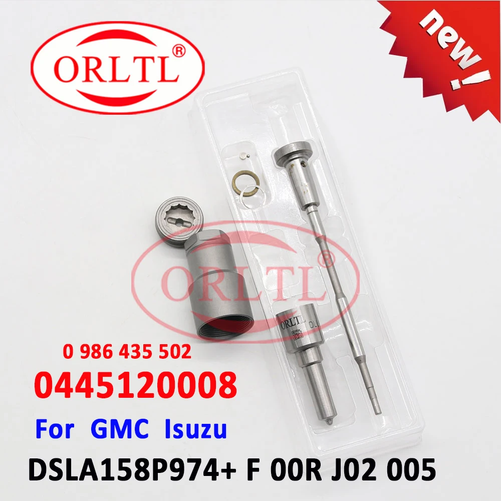 

0445120008 For GMC Isuzu 0 445 120 008 0 986 435 502 Injector Repair Parts Nozzle DSLA158P974 Fuel Valve F00RJ02005