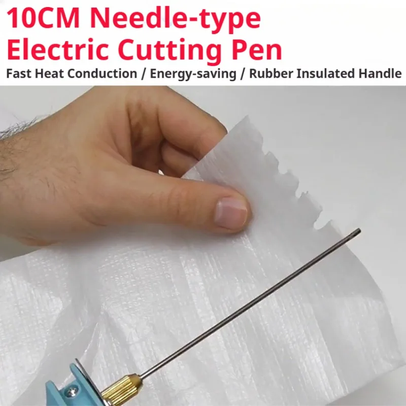 10CM Pen Type Electric Hot Knife Portable Stainless Steel Foam Cutting Carving Tool Fast Heating Electric Hot Foam Cutter
