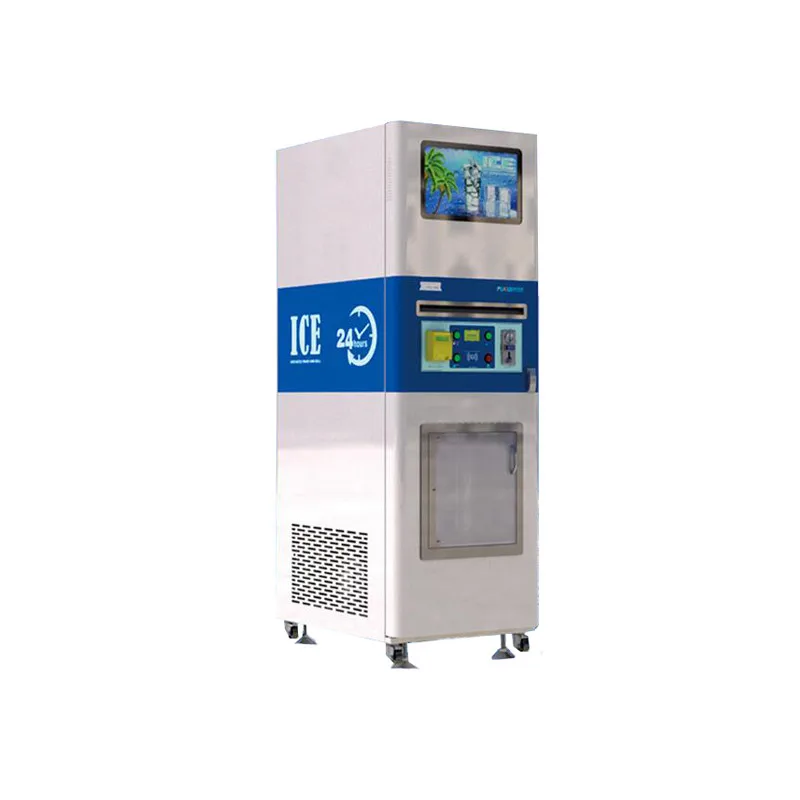 Commercial Bulk Ice Cubes Bag Vending Machine Ice Maker Vendor For 24 Hour Service