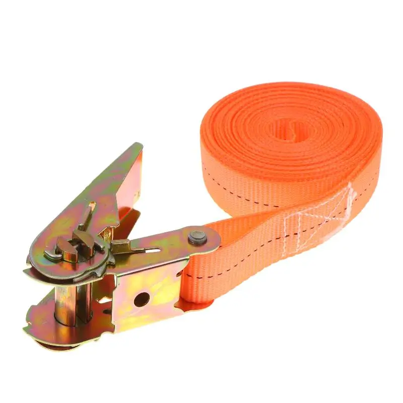 Hochbelastbare Ratschengurte mit Hochzugfestem Gurtband und Rostfreier Metallschnalle für Campingausrüstung – Detail 6