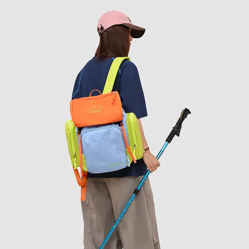 Lightweight Hiking Backpack Multifunctional Outdoor Sports Rucksack Waterproof Travel Daypack for Cycling Trail Running Trekking