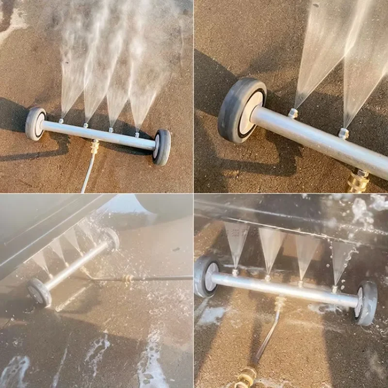 Latest Car Body Chassis Power Washer Car Washer 4 Nozzle Cleaner Kit