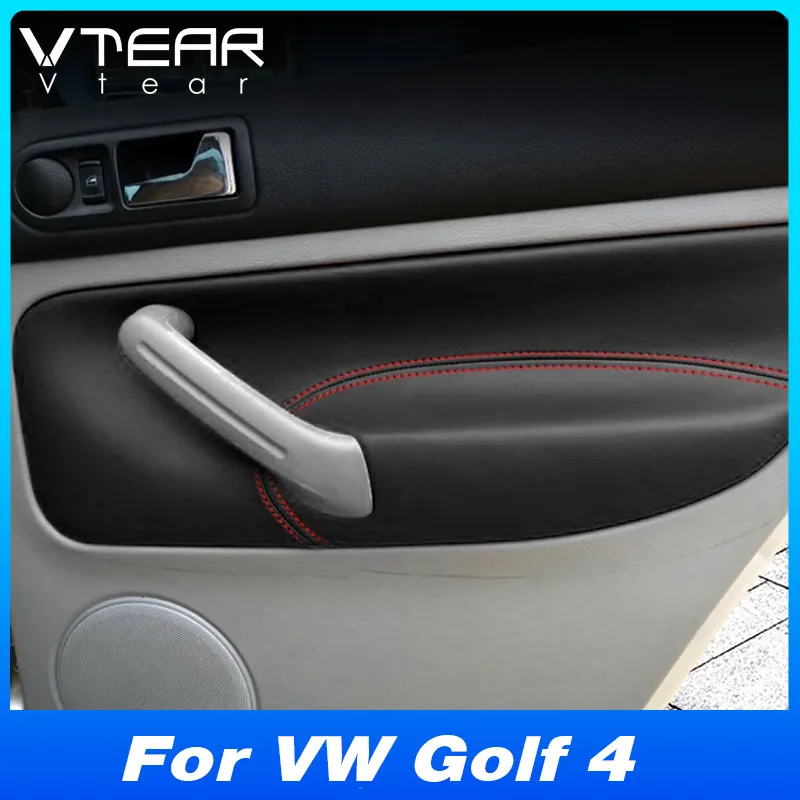 

Car Seat Armrest Cover Door Handle Protective Car-Styling Decoration Accessories Products For Vw Golf 4 Mk4 Bora Jetta 1998 2005