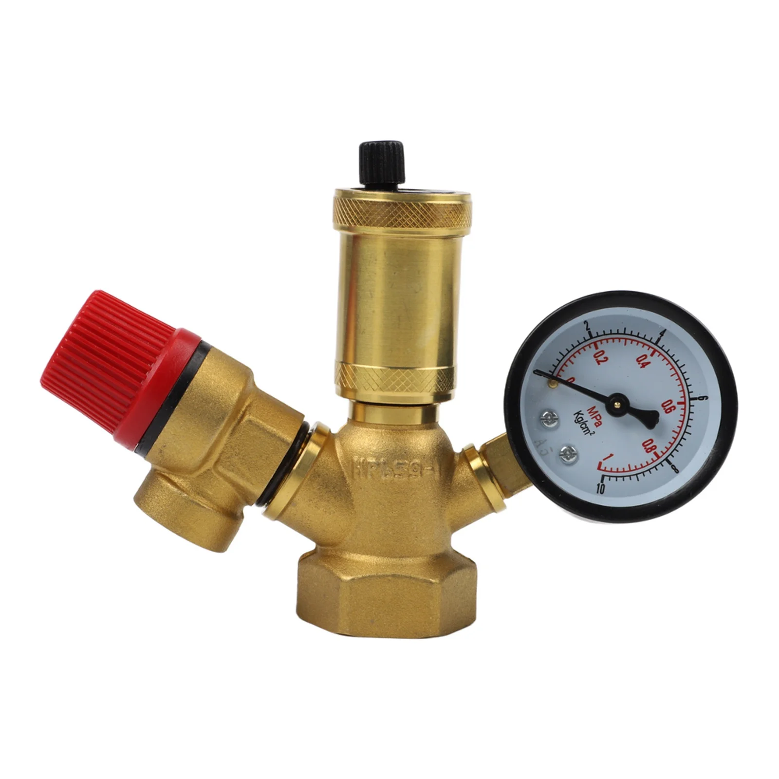 1\\\\\\\'\\\\\\\' Internal Thread 1 Pcs Safety Group Valve Home Garden Brass Golden Home Improvement Integrated Mounting Valve