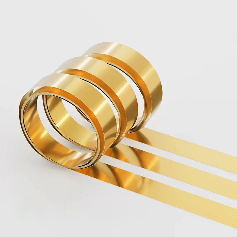 1Meter Brass Strip Sheet Thickness 0.01 0.02 0.03 0.04 0.05 0.06 0.08mm Steel Coil Steel Plate Width 10-300mm