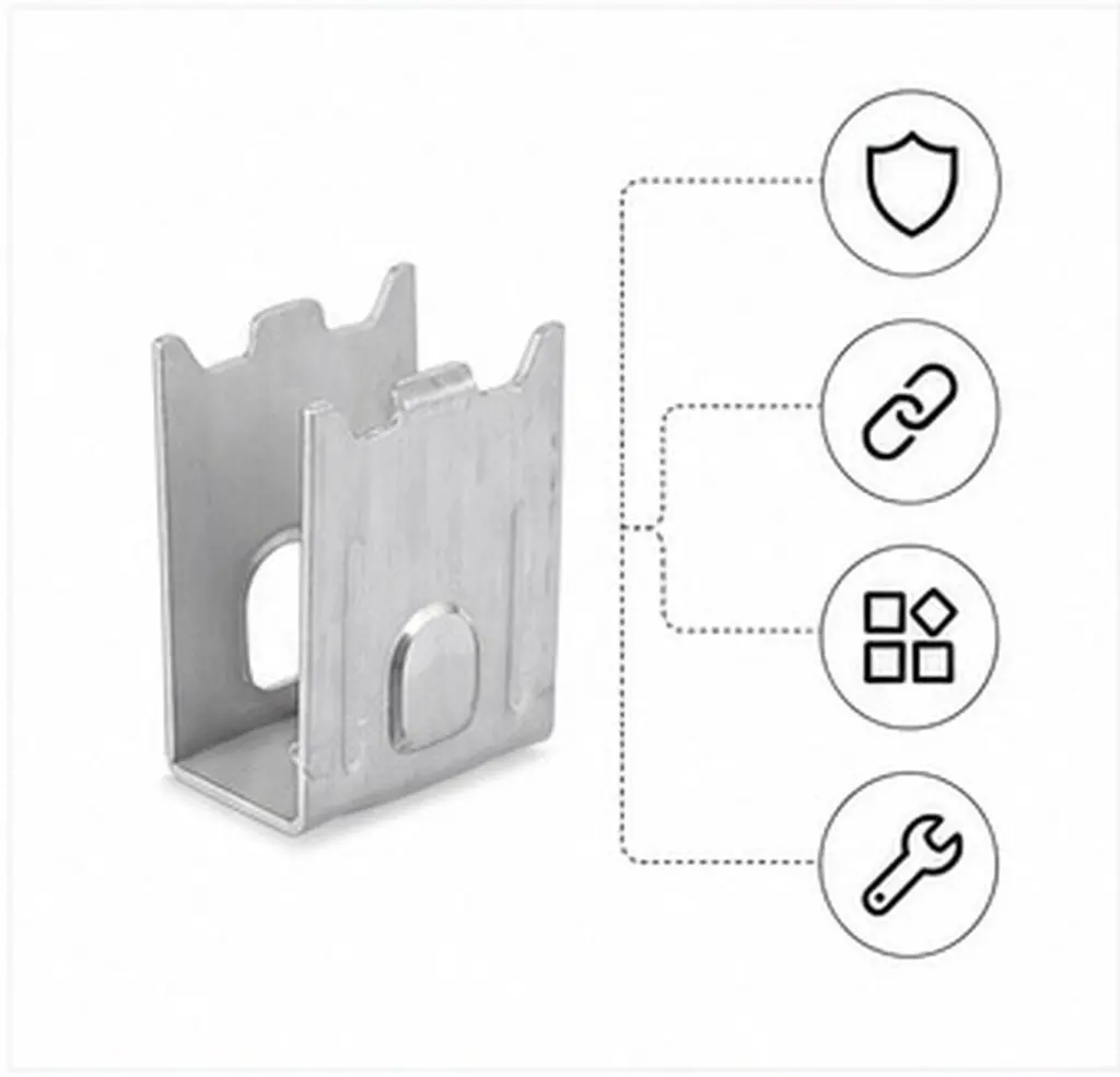 8Pcs Stainless Steel Freezer Shelf Clip Hooks Reliable Refrigerator Support Clamp Cooler Metal Shelf Brace Holder