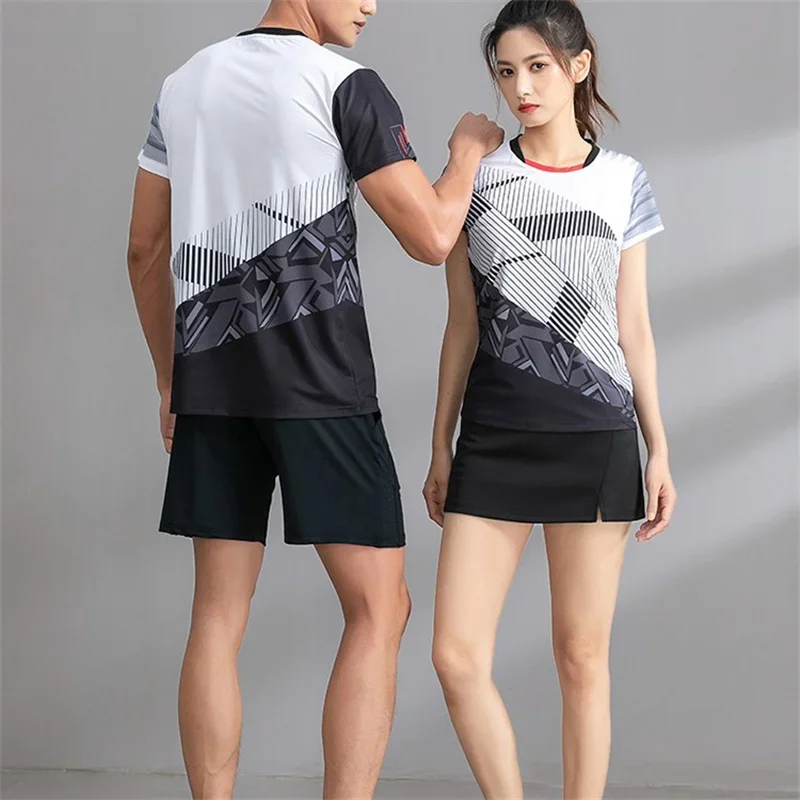 

Badminton Jerseys & shorts Men & Women shuttlecock shirt Tennis skirt Badminton training suits Short sleeve tracksuit Sportswear