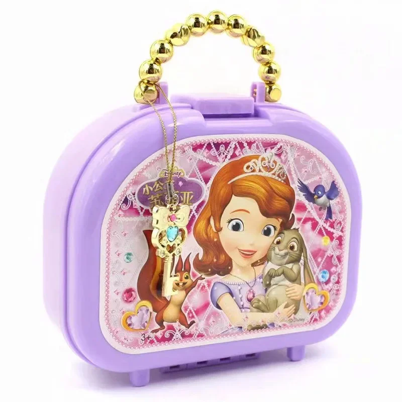 [Funny] Disney Frozen Sofia the First princess Hello Kitty Cute cartoon nail art set play house Toys Creative girl best gifts