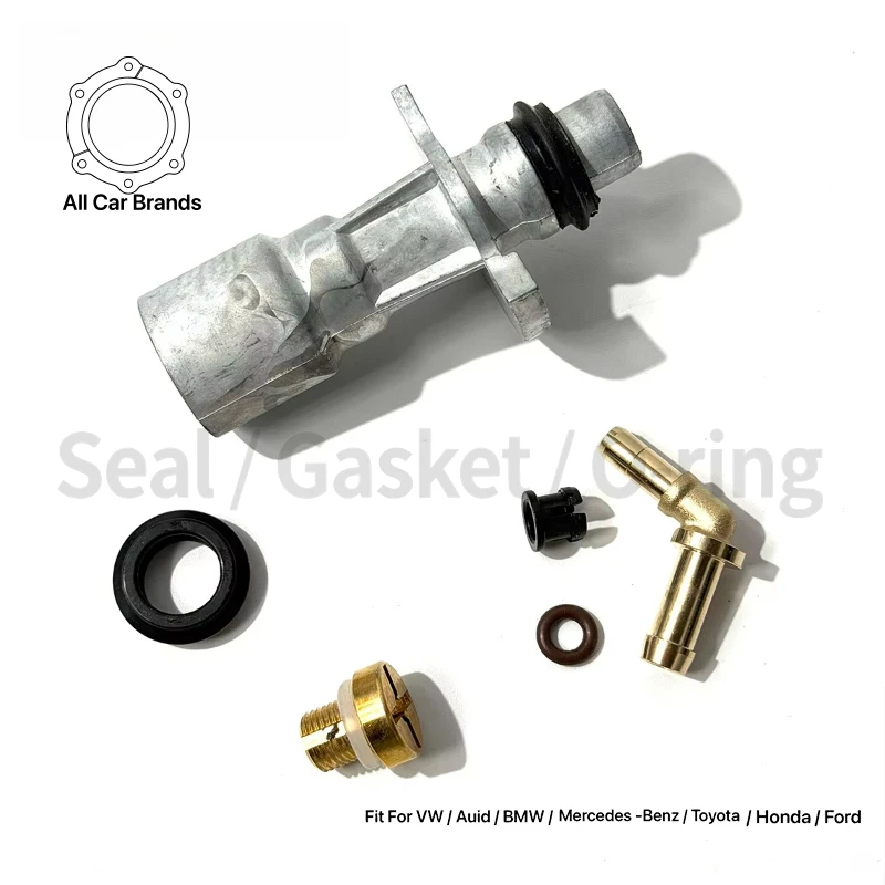 LR049990 LR028136 Water Pump Oil Cooler Pipe Adaptor O-ring & Tube Connector Fit For Range Rover Sport Discovery4/5 5.0L 3.0L
