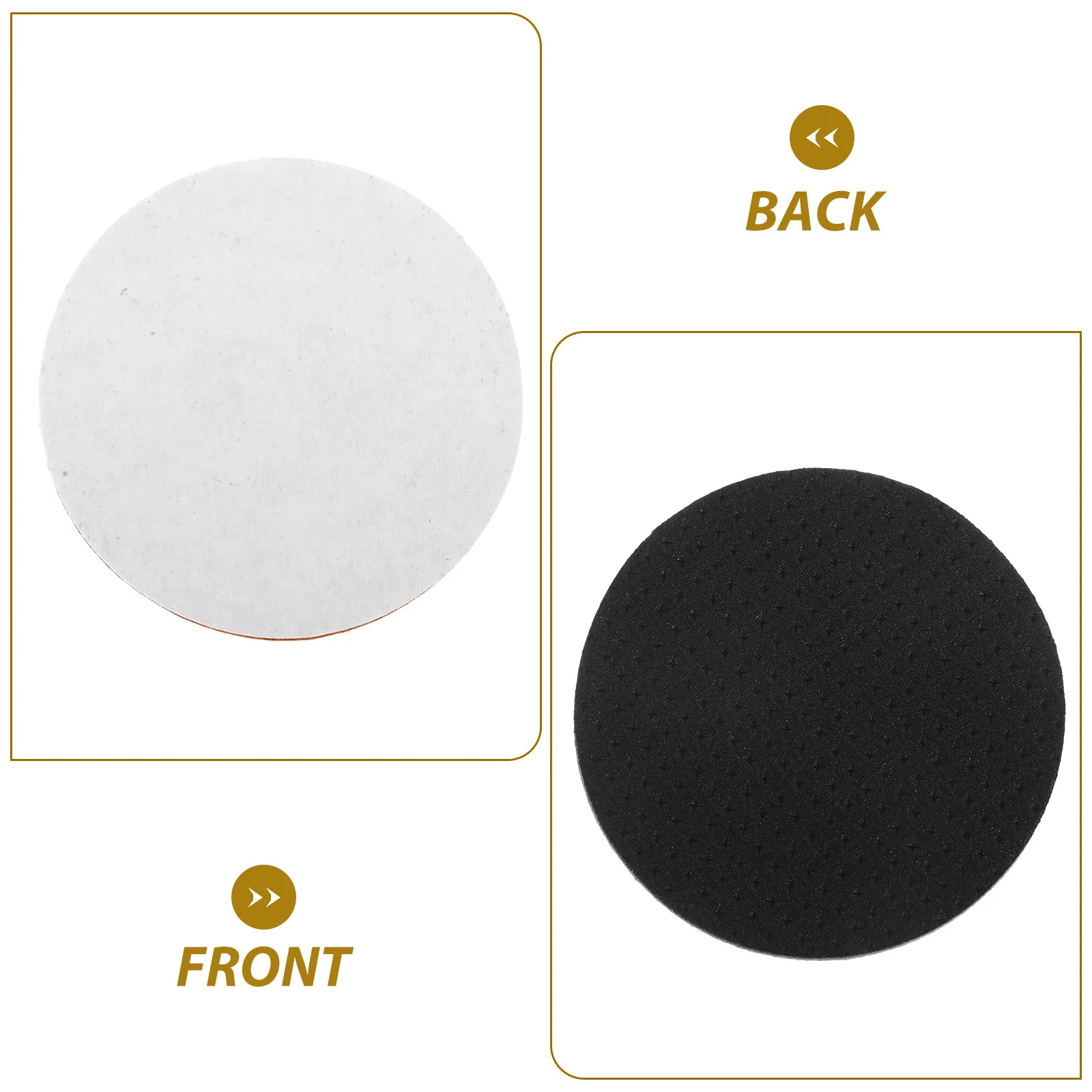 16 قطعة منصات الأثاث ورأى عدم الانزلاق الذاتي لاصق كرسي الساق حافظات الأرضية الأثاث المستديرة القابضون لبلاط الخشب الصلب صفح #5