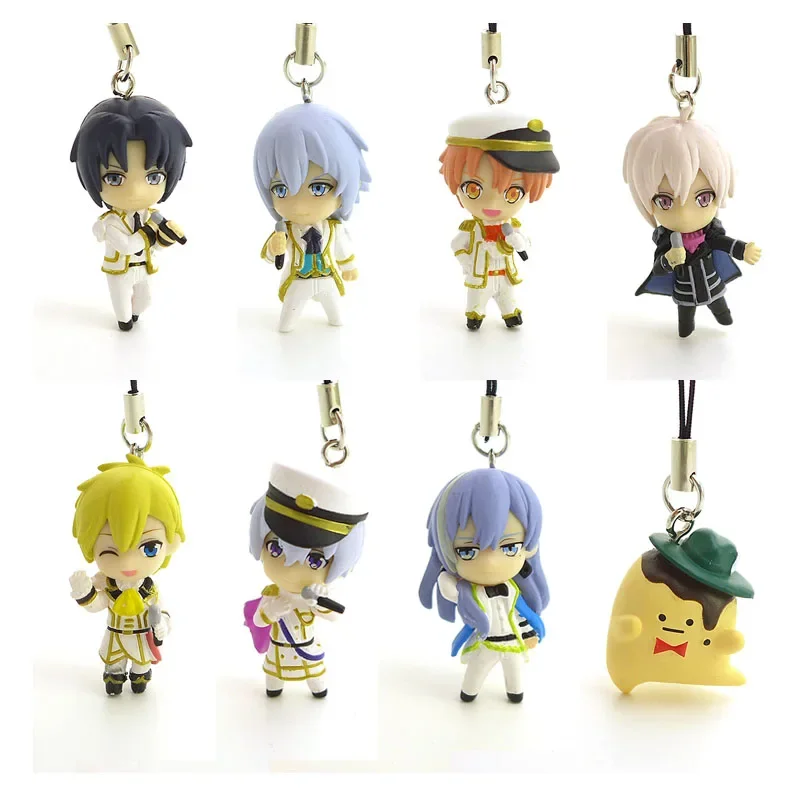 Idolish7 Pendant Gacha Izumi Iori Leader Yotsuba Tamaki Osaka Sogo Action Figures Animation Peripherals Model Toy KeyChain