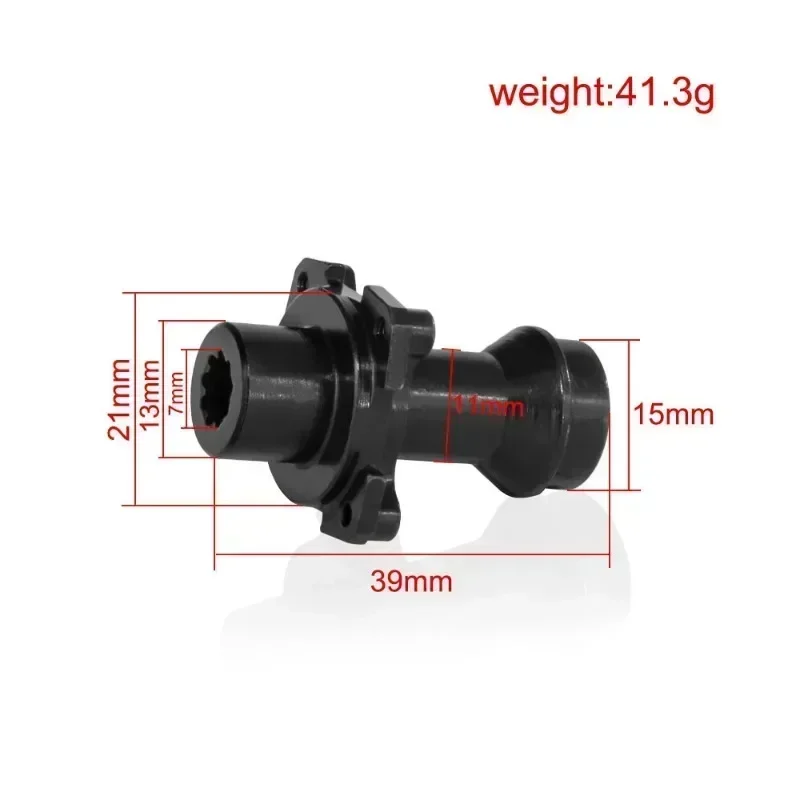 1 قطعة جزء استبدال رمح مستقيم خلفي من الفولاذ المقوى المتكامل لسيارة Trxs UDR RC TRA8590