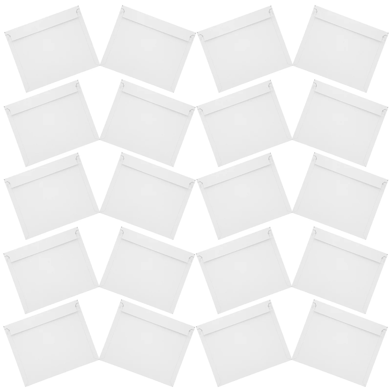 20pcs Rigid Mailers Self Sealing Waterproof For Photos Papers Files Large Capacity Document Envelopes Flat Pouches For Business