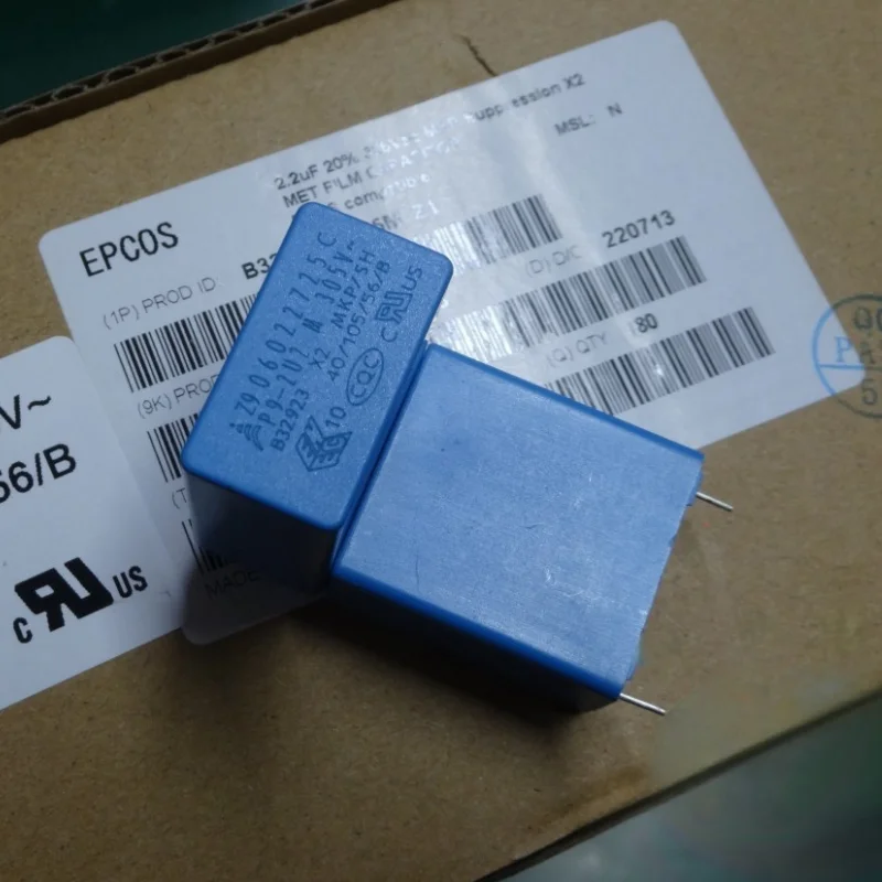 

5PCS 2.2uf 305vAC 2u2 225 22MM film capacitor B32923C3225M