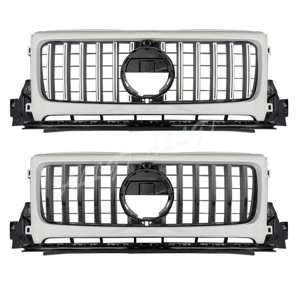 Car Front Racing Bumper Grille Upper Vent Bar Grill For Mercedes-Benz G-Class G350 G500 W464 2019 2020 2021 2022