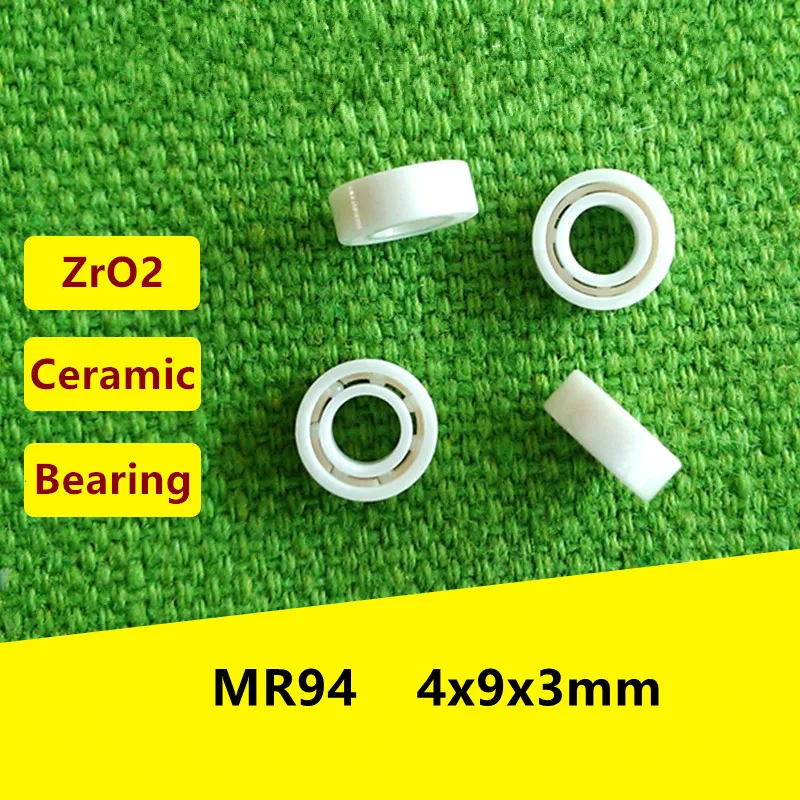 

5pcs MR94 ZrO2 full Ceramic ball bearing 4x9x3 mm Miniature Zirconia ceramic deep groove ball bearings 4*9*3mm