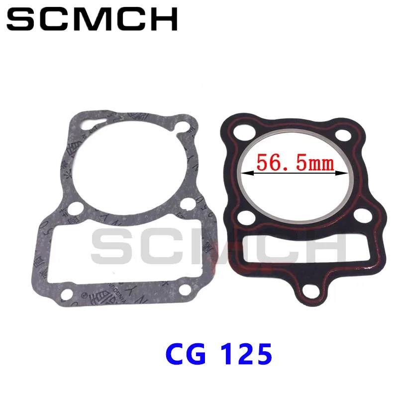 Motorcycle Cylinder Head Gasket Set Moped Scooter For CG125 XR125L CG150 CG175 CG200 CG250gasket