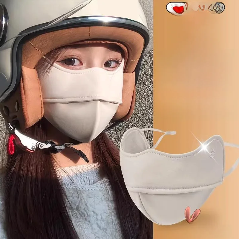 

Thiened Fce Winter Cycling Face Mask Men's Sle Warmth Windproof Cold Resistance Breathable Ear Hanging 3D Stereo Mask