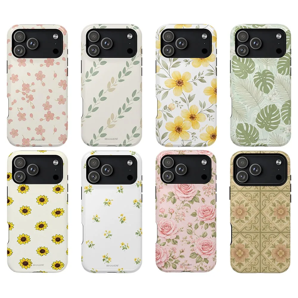 Leaf Vine Phone Case for Samsung Galaxy S20 S22 S23 S24 S25 S26 FE Plus Ultra Edge 4G 5G Luxury Double-layer Back Cover