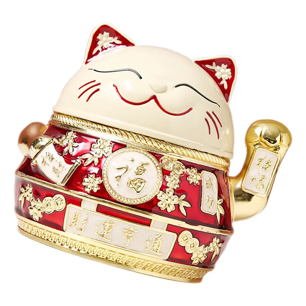 

Ash Tray Ashtray for Office Cigarette Butt Container Cat Shape Convenient Cartoon Design Ornament with Lid