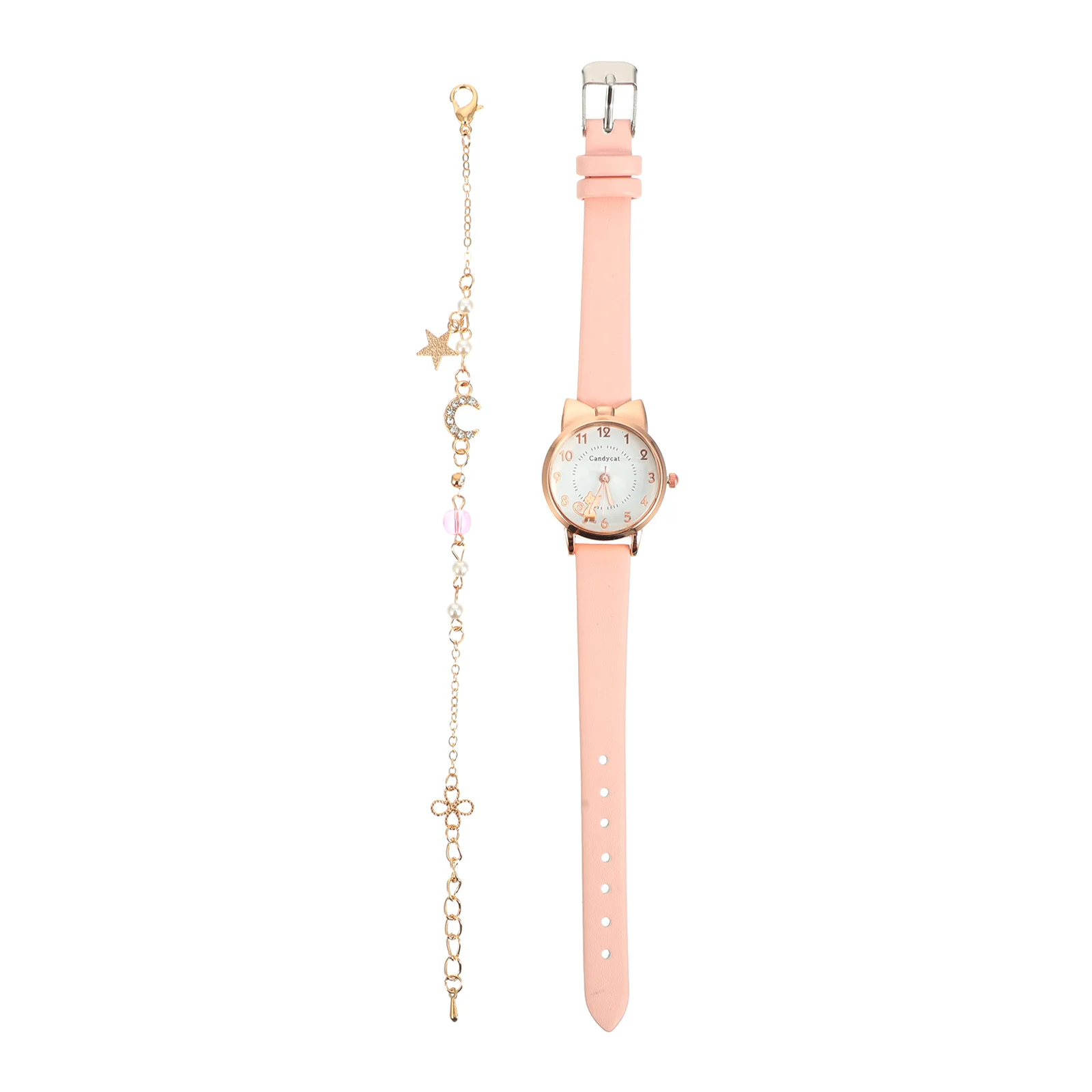 

Cute Cat Watch Bracelet for Women Moon Fresh Quartz Wrist Watches Zinc Alloy Miss