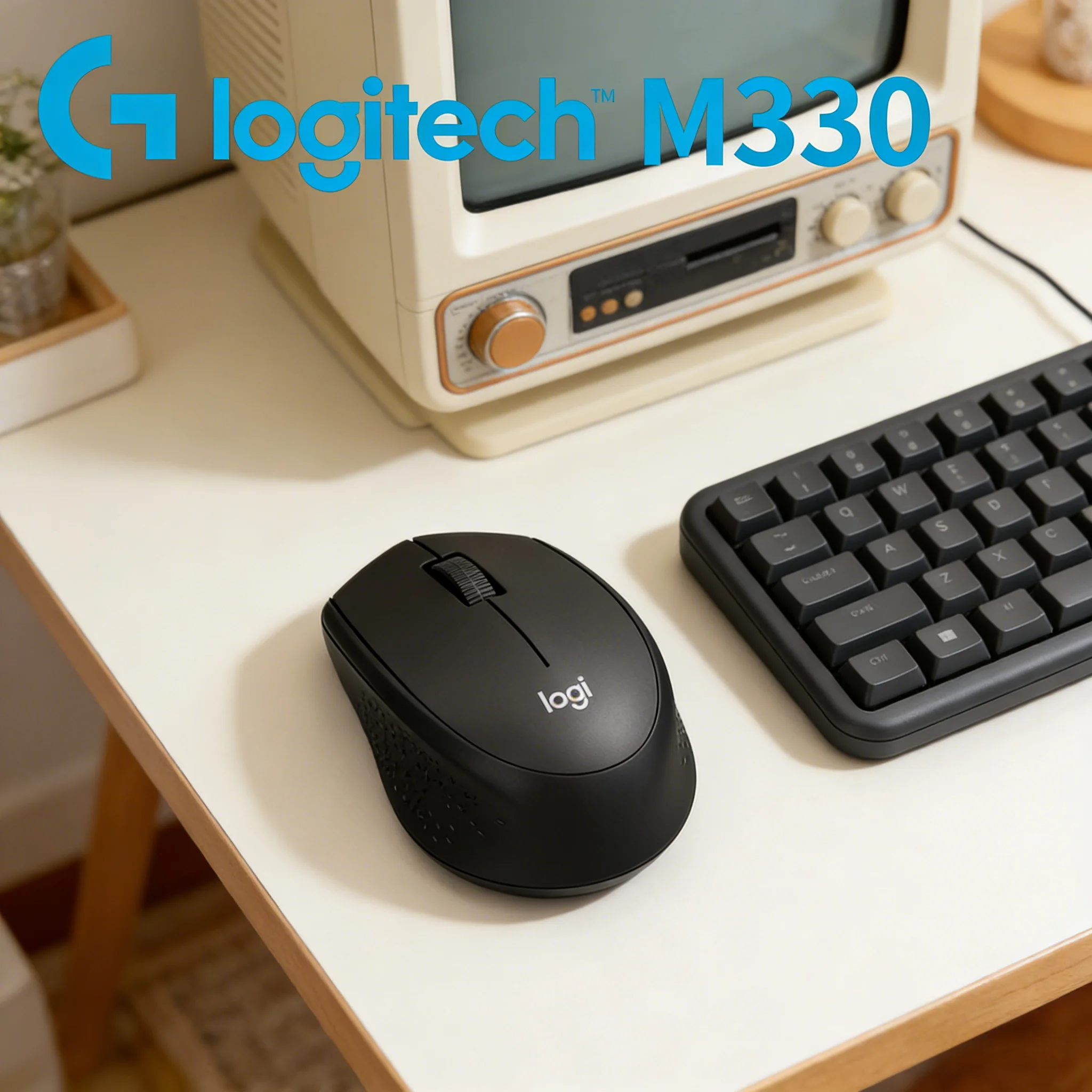 

Logitech M330 Wireless Mouse Nano Receiver Plug & Play For Windows Mac Chrome OS Laptop Desktop