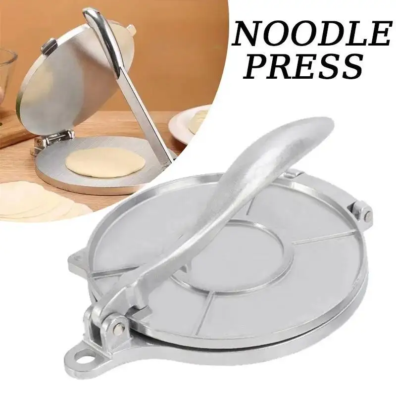 

1Pc Tortilla Press Maker Aluminium Alloy Manual Corn Tortillas Dough Pressing Tools Kitchen Bakeware Cooking Accessories