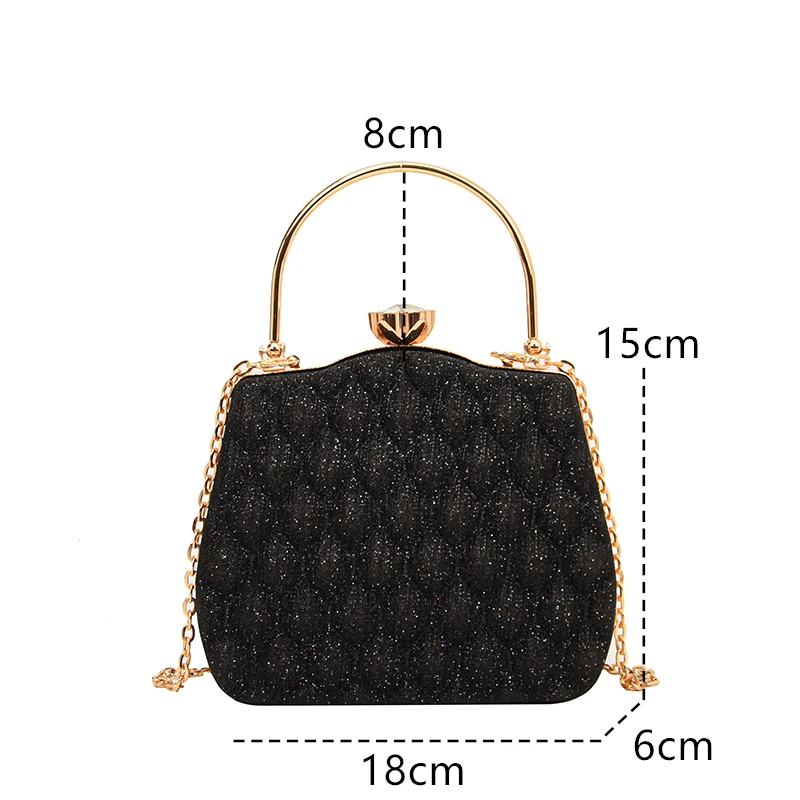 Evening Clutch for Women Fashion Formal Dinner HandBag Bridesmaid Wedding Clutch Luxury Shoulder Chain bag Cocktail Party Purse