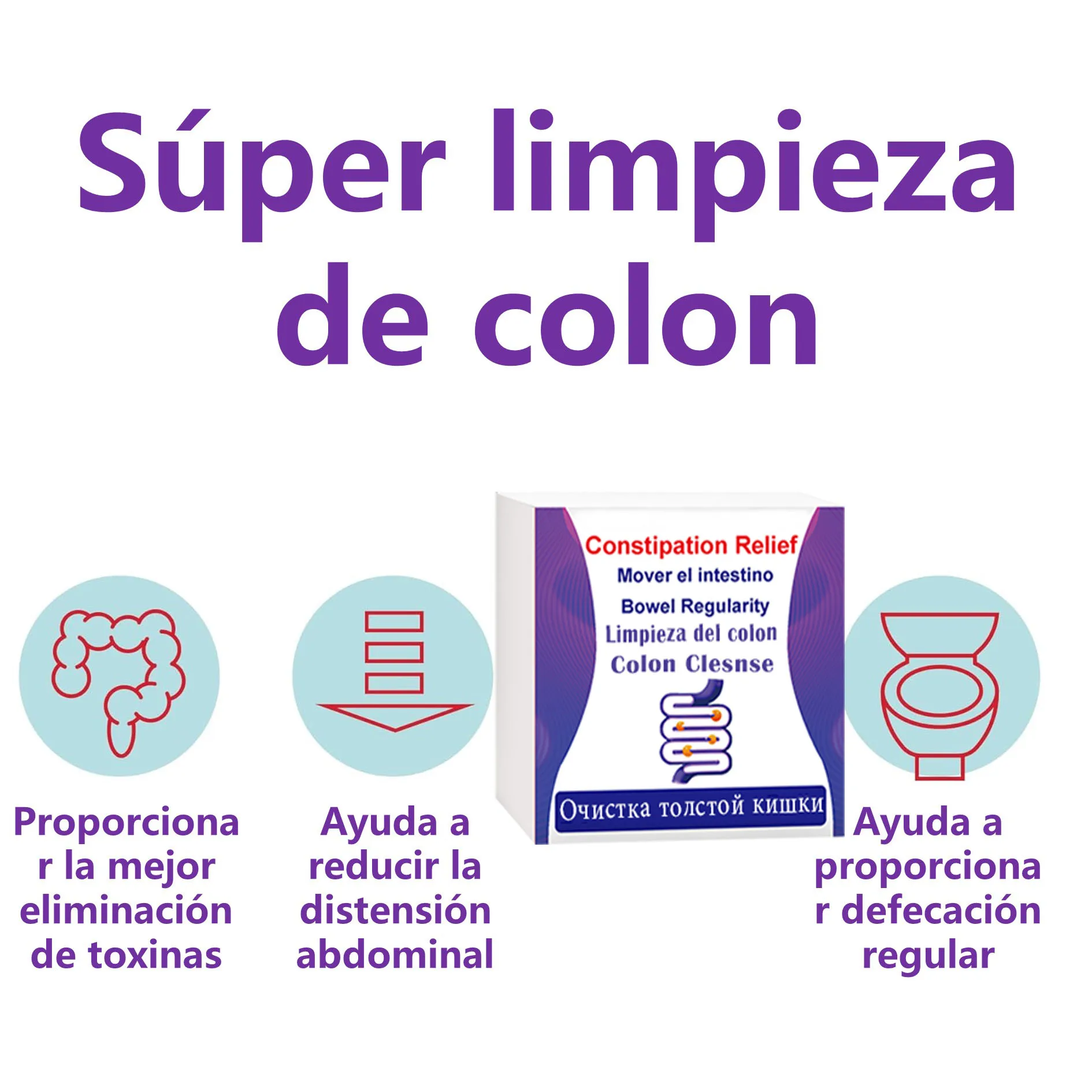 Gut Health For Men And Women, Intestinal Cleansing and Detoxification,Natural and Efective