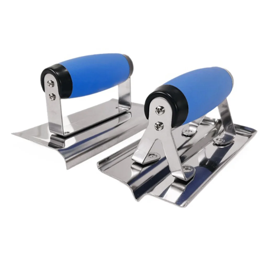 1pc Cazzuola per intonacare Cazzuola per calcestruzzo Strumento per la costruzione Raschiando stucco AshTrowel Cazzuola per intonacare in acciaio inossidabile per angoli