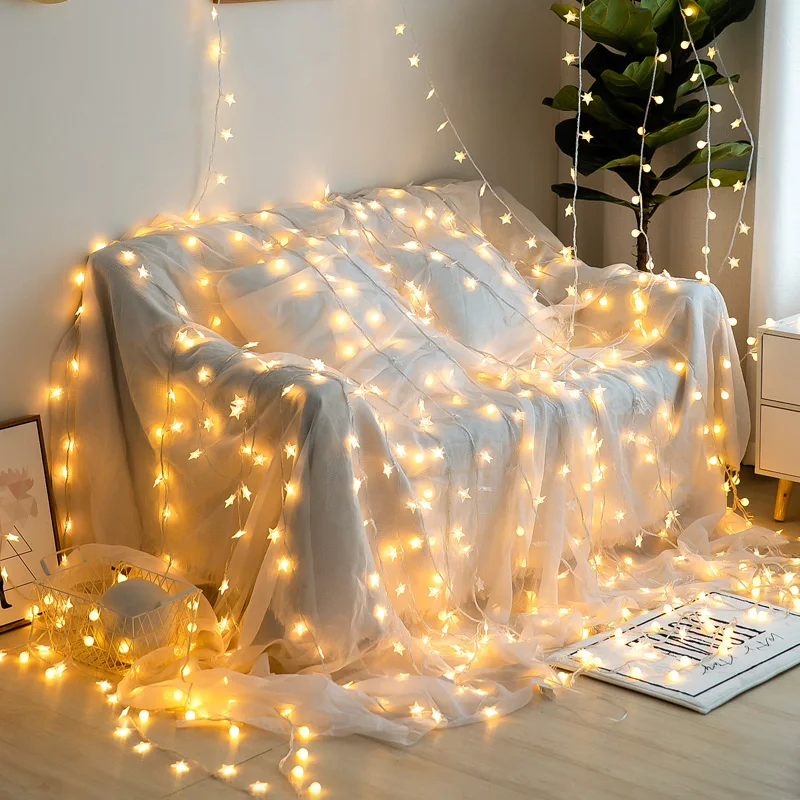 

Star lights Gypsy camping decoration birthday scene arrangement props stall atmosphere lights