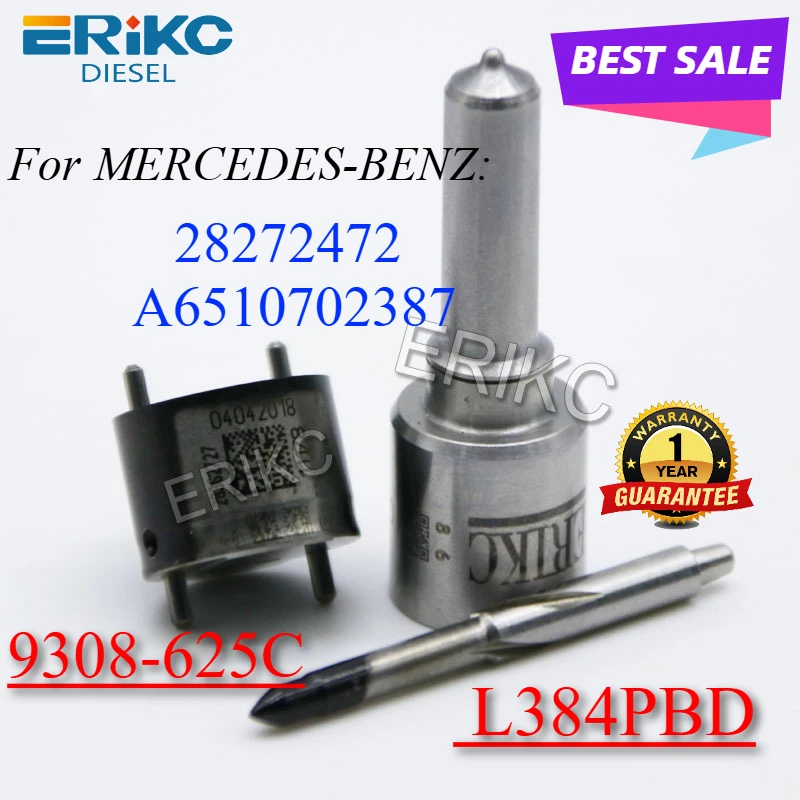 

7135-663 Diesel Injector Repair Kit Nozzle L384PBD Valve 28615824 9308-625C For MERCEDES-BENZ 136-170PS 28272472 A6510702387