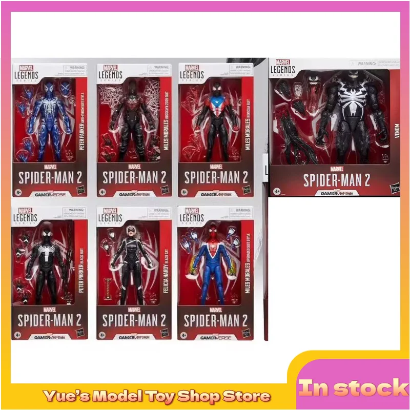 【in-stock】marvel-legends-spider-man-peter-parker-miles-catwoman-2099-suit-action-figure-animation-model-toy-collection-gift