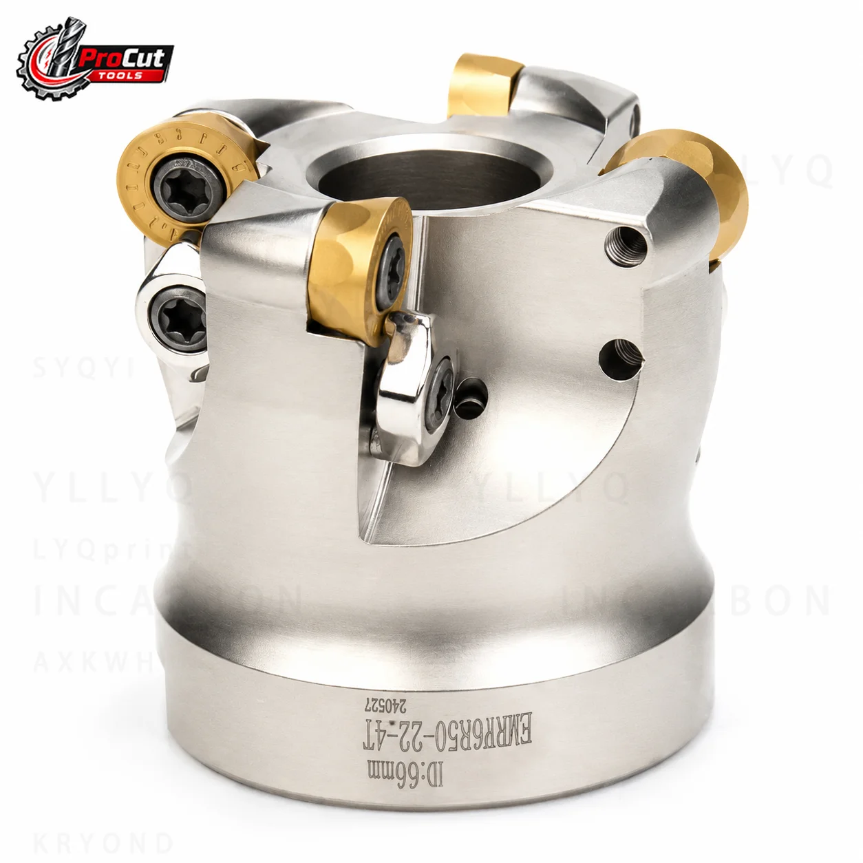 EMRW6R R6 Internal Coolant Fly Mill Round Nose Milling Head Anti‑Vibration For CNC Machining Center RPMT1204 Inserts - view 5