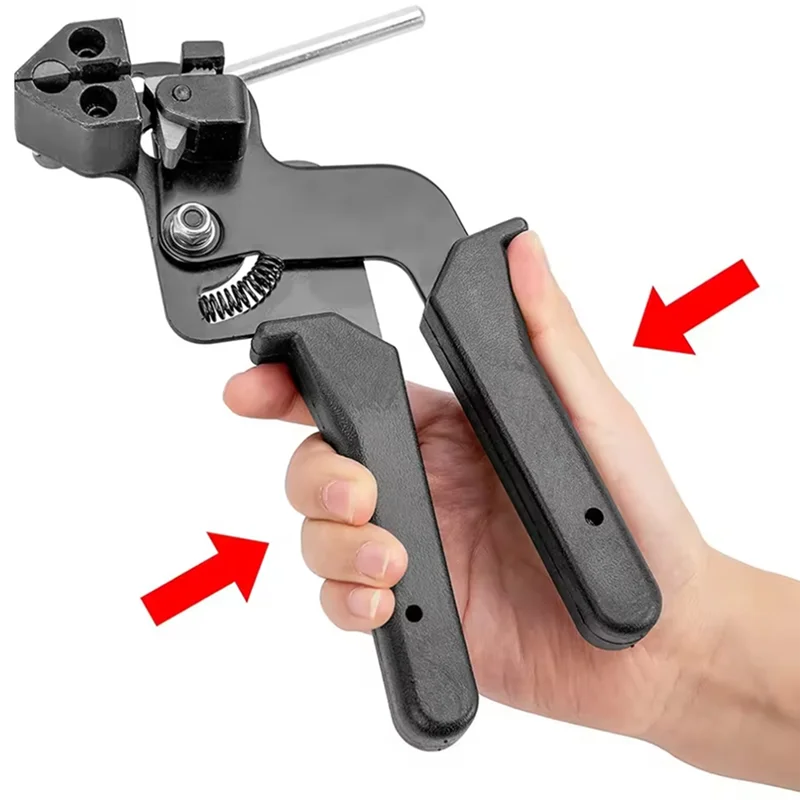

AC88-Self-Locking Stainless Steel Tie Pliers For Cable Bundling - Manual Tool For Multi-Purpose Use