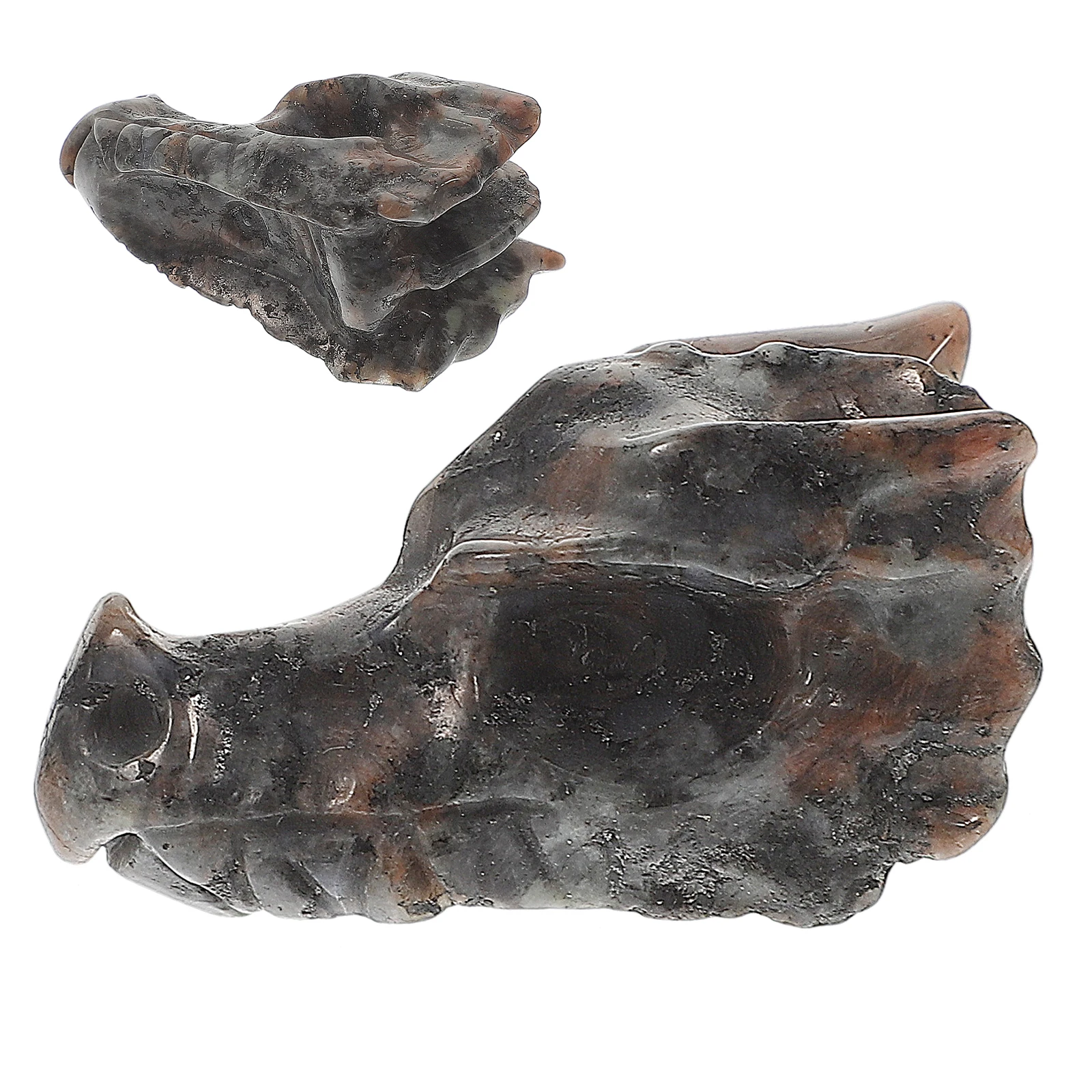 

Crystal Dragon Skull Ornament Decoration Figurine Statue Head Decorate Figurines