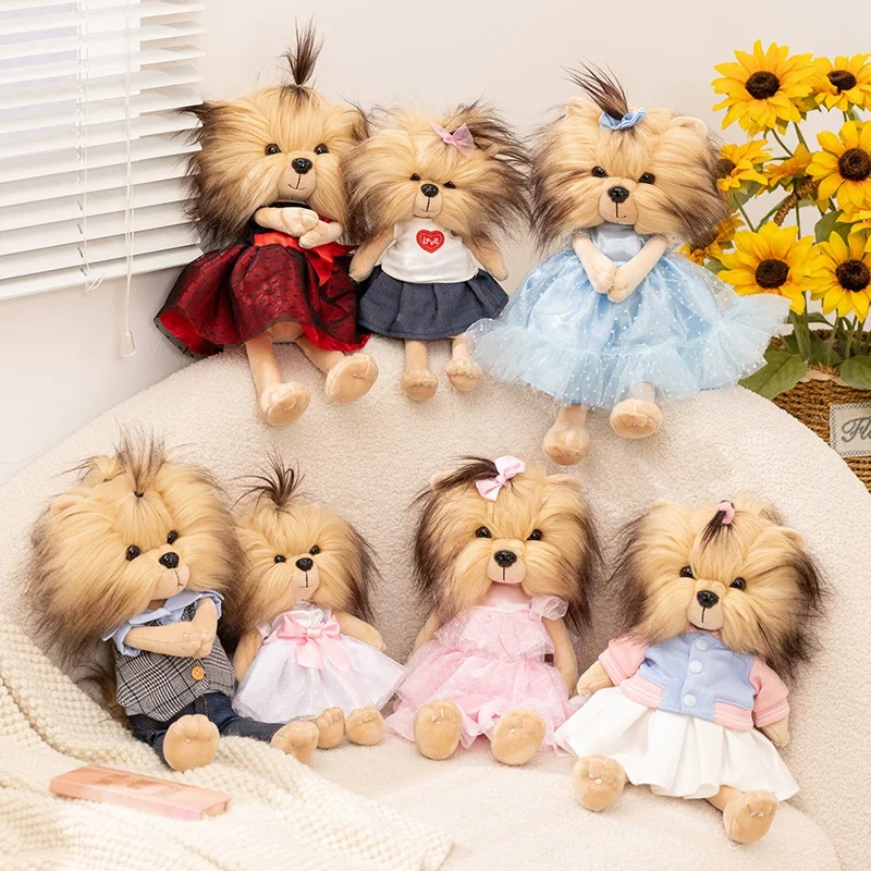 

Cute Lion's Head Puppy Plush Toys Soft Animal Home Decoration The Companion Of Children Christmas Gift Children's Birthday Gift