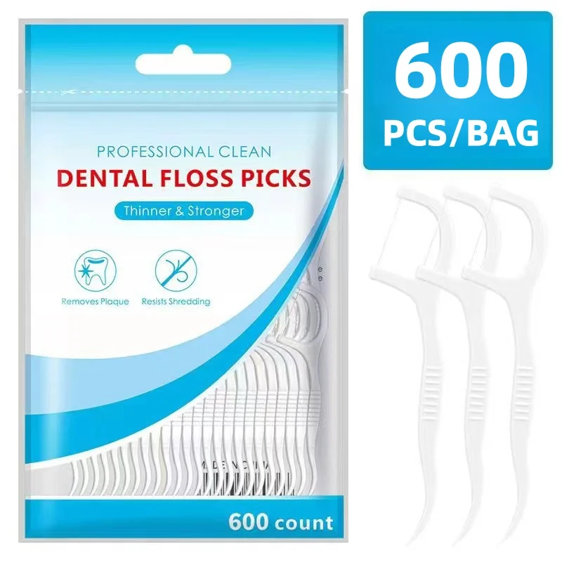 

150/300/600 шт. ультратонкая одноразовая гладкая зубная нить, бытовая зубочистка