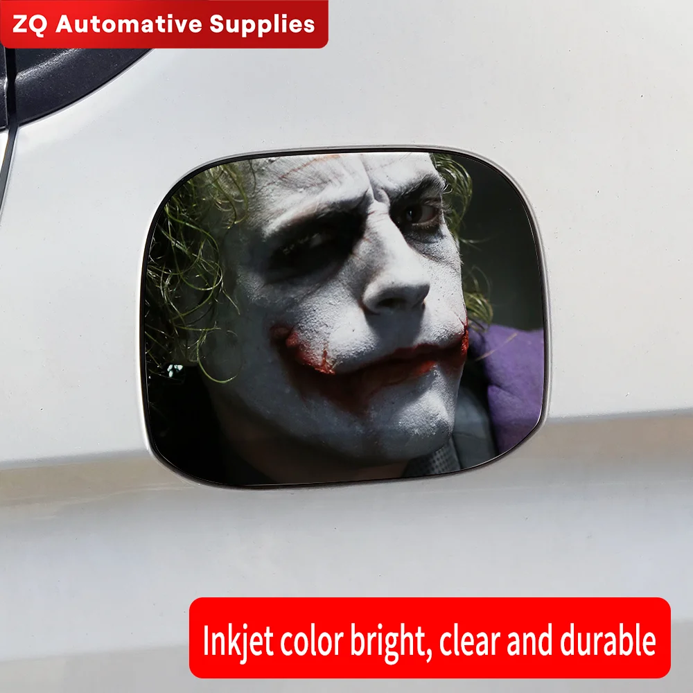 Joker Car Sticker Refueling Cap Fuel Tank Cap Cover Waterproof Sunscreen Sticker Decoration Car Body Stickers Accessories