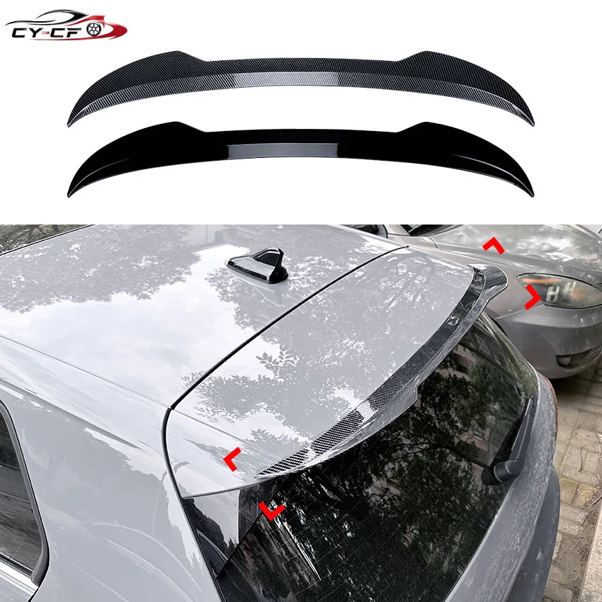 Car Rear Spoiler For Volkswagen Volkswagen Golf 8 GTI R-Line GTD 2020-2024 Car Rear Bumper Lip Rear Trunk Cap Extension