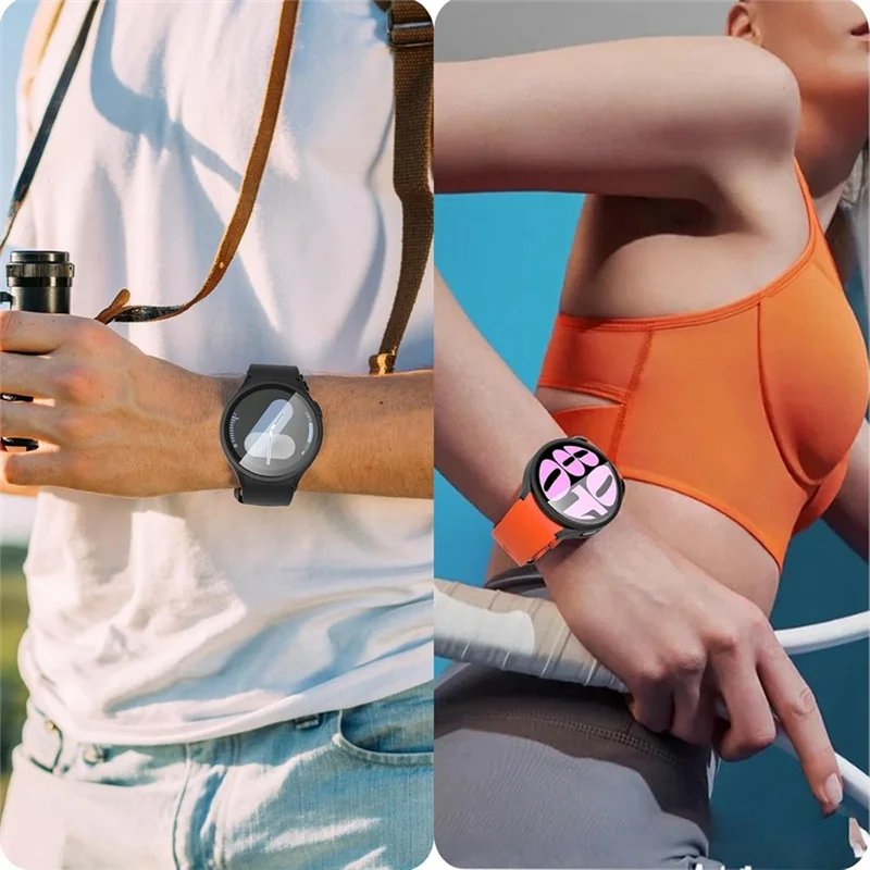 

B04C-Защитный чехол для экрана Galaxy Watch 7, 40 мм, противотуманная пленка из закаленного стекла HD и водонепроницаемая, 6 шт.