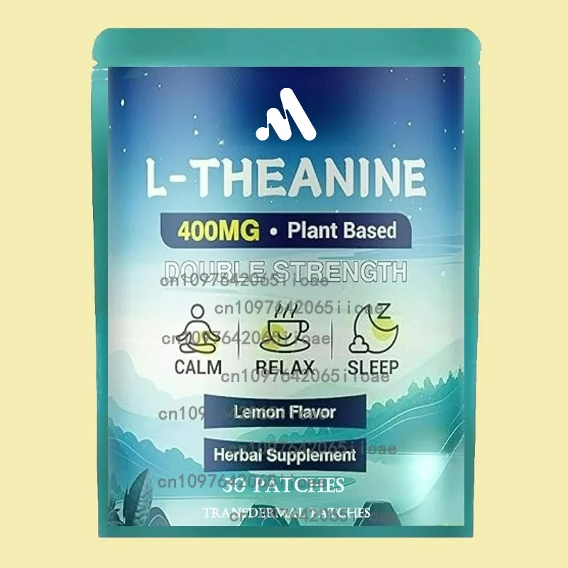 

30 пластырей L-анановые трансмимические пластыри с магнием, снятие стресса, фокусом и релаксацией